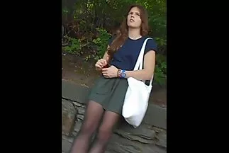 Egy nagy szemű barna megelégelte a szakállas, izmos zsockot amatőr fasz